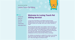 Desktop Screenshot of lovingtouchpets.com